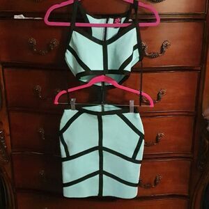 2B by BeBe Sexy Cut Out Bandage Dress  XS